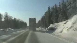 Driving from Timmins to Sudbury Ontario Canada [upl. by Herzel756]