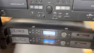 LABGRUPPEN ラブグルッペン IPD 2400 パワーアンプ ampTASCAM CD200SB [upl. by Kacie517]