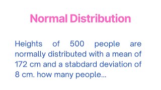 Example of Standard Normal Distribution  Probability Distributions  KNEC KNP AND CDACC [upl. by Einwahs666]