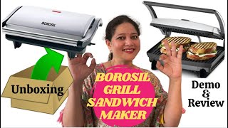 Unboxing the NEW Borosil Sandwich Maker  Did We Find the Perfect Grilling Machine [upl. by Pfeifer320]