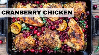 Cranberry Chicken Recipe  Easy Baked Chicken Recipe [upl. by Harness]