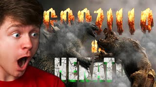 Reacting to GODZILLA vs HEKATON Gmod Animation [upl. by Mars35]