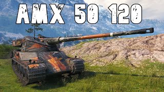 World of Tanks AMX 50 120  Tier IX French Heavy Tank [upl. by Gav481]