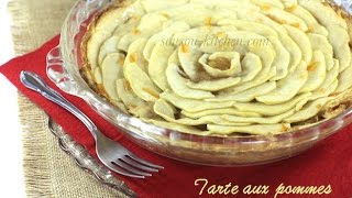 Tarte aux pommesla recette facile تارت التفاحApple Tart [upl. by Ayisan]