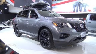 2018 Nissan Pathfinder Midnight Edition  Exterior And Interior Walkaround  2018 Montreal Auto Show [upl. by Adnamaa917]