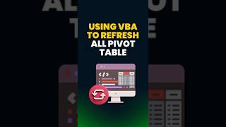 Refresh All Excel Pivot Tables in One Click VBA in Action [upl. by Enairb]