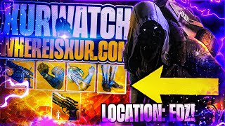 DESTINY 2  WHERE IS XUR  EXOTICS LOCATION MAP  11323  WHEREISXURCOM [upl. by Noreg839]