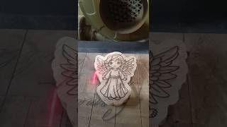 Cute Princess Making Laser Engraving  Video 93  Laser Technology [upl. by Sandye]