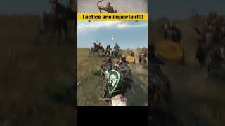 Tactics are Important bannerlord mountandblade tactics horsearcher shorts [upl. by Uohk]