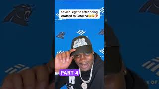 Xavier Legette after being drafted to Carolina🤣🤣🏈 PART 4 [upl. by Myers362]