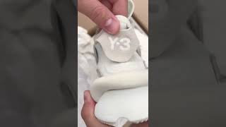 Adidas Y3 Kaiwa Offwhite unboxing  song name Nane Y3 [upl. by Wolfort]