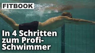 Delfinschwimmen lernen mit Toni Embacher  FITBOOK [upl. by Twyla]