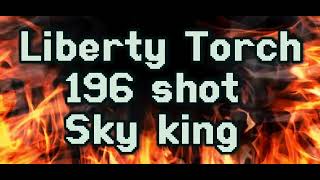 Liberty torch 196 shot sky king Fireworks ￼ [upl. by Ahsaeym]