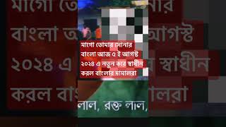 মাগো তোমার সোনার বাংলা আজ স্বাধীন হলো  Quota Movement  Quota Andolan  Quota Song  Bangla Song [upl. by Rainie99]