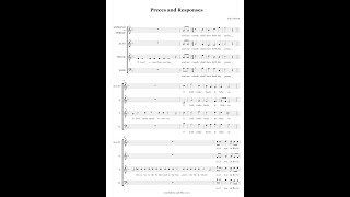 Preces and Responses Bass Part [upl. by Annael]