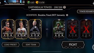 Earthrealm tower battle 200 diamond reward disappointment in mortalkombatmobile gaming trending [upl. by Clabo]