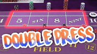 DOUBLE PRESSING Craps Strategy  Craps Basics [upl. by Sifan]