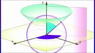 CalcBLUE 3  Ch 142  Visualizing Spherical Coordinates [upl. by Duma]