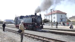 Lössnitzgrundbahn auf Rangierfahrt in Radeburg [upl. by Nicram183]