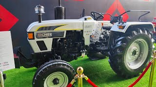 Eicher 485 AT water cooled tractor with valtra engine 47hp tractor walk through [upl. by Areehs]