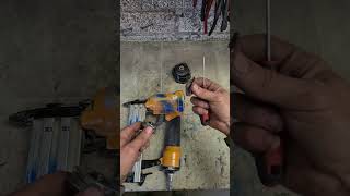 Stanley Bostitch nail gun wont sink the nails fully Repair needed tools bostitch nailgun fix [upl. by Nelia]