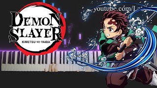 FULL Kamado Tanjiro No Uta  Demon Slayer Kimetsu no Yaiba  Piano [upl. by Kirstin583]