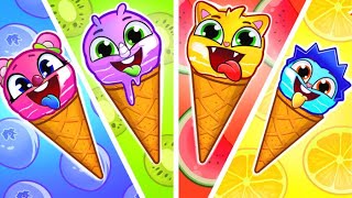 Ice Cream Party Song 🍧  Fun Kids Songs and Nursery Rhymes by Baby Zoo Story [upl. by Aneer]