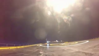 Three Camera Angles  Falcon 9 First Stage Landing on Droneship [upl. by Lyndes]