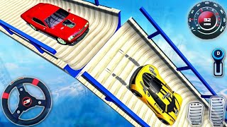 Beming drive death stair car crash game car racing video car racing android mobile game play [upl. by Anileh523]