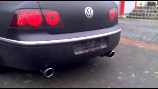 VW Phaeton V10 Diesel Sport Exhaust [upl. by Wallack]