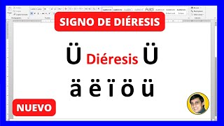 Cómo HACER el SIGNO de DIÉRESIS Ü en el TECLADO Dos PUNTOS en la U [upl. by Oinotla143]