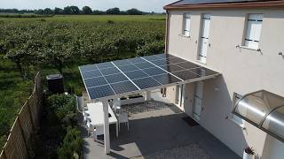 Pergola Fotovoltaica  Tettoia con fotovoltaico EnphaseEnergy [upl. by Eloise]