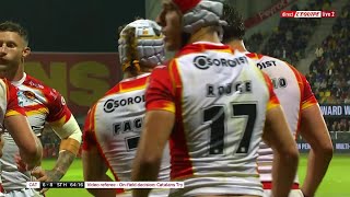 Le résumé de Dragons Catalans  St Helens Saints  Rugby à XIII  Super League [upl. by Crawley894]