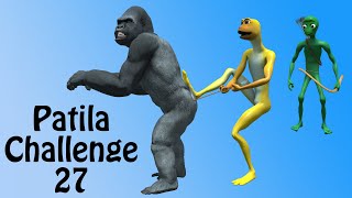 Patila Challenge 27 Patila Dume Tu Cosita amp Gorilla funny moment in jungle [upl. by Wayland]