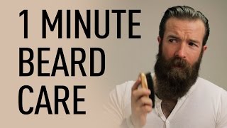 1 Minute Beard Grooming  Jeff Buoncristiano [upl. by Tigdirb]