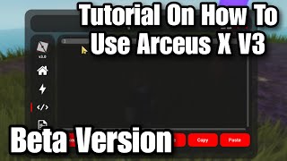 ARCEUS X V3 TUTORIAL ON HOW TO USE IT Arceus X News [upl. by Naujej]