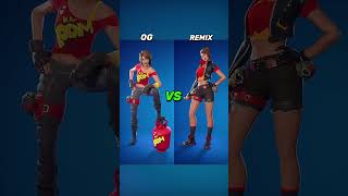 Chapter 2 vs remix 🔥 fortnite foryou fortniteclips remix [upl. by Mori197]