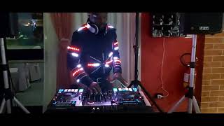 Dj Koffi Koffi  DIY Led Light Costume Show Dj Set [upl. by Vevine251]