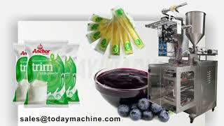 Vertical Packaging Machine Automatic Form Fill and Seal Packaging Machine for Liquid With Pump [upl. by Trust]