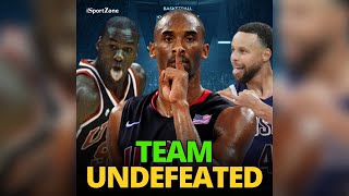 Si Steph Curry Jordan Kobe at ang TOP 10 UNDEFEATED Players sa Team USA History [upl. by Corly]