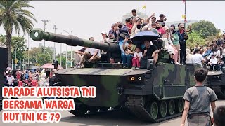 PARADE ALUTSISTA TNI BERSAMA WARGA DALAM RANGKA HUT TNI KE 79 tni ranpur huttni2024 [upl. by Nbi627]