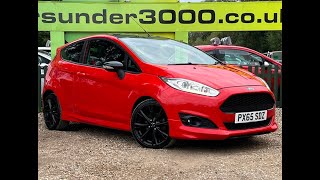 FORD FIESTA 10 Fiesta Zetec S Red Edition 3dr 2015 • 89200 miles • Petrol • Manual [upl. by Yelsew]