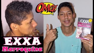 ALISAMENTO NO CABELO MASCULINO COM A EXXA MARROQUINA DA SALON LINE [upl. by Aynek]