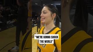 McCabe Claims Iowa Women WILL SHOCK THE WORLD shorts hawkeyes [upl. by Mima278]