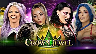 Liv Morgan vs Rhea Ripley vs Candice LeRae vs Zelina Vega Full Match WWE Crown Jewel 2024 [upl. by Cocke]