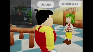 jugando a la vecindad del Chavo del 8 en roblox 👆🏼👁️👄👁️ [upl. by Dorothea]