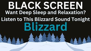 Want Deep Sleep and Relaxation Listen to This Blizzard Sound Tonight [upl. by Anir71]