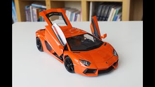 AUTOart Lamborghini Aventador LP7004 Quick Review [upl. by Ahselat]