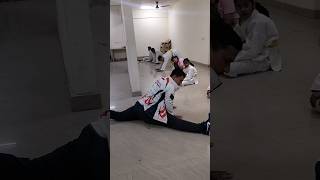 Warm up Kàrate side starching tutorial sensei dev Giri  short [upl. by Av785]