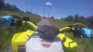 CanAm Renegade Xxc1000 first ride with MV [upl. by Nepil834]